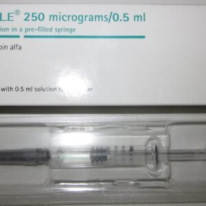 HCG = OVITRELLE 250 MG 0.5 ML READY INJECTABLE PEN (± 6,500 IU)