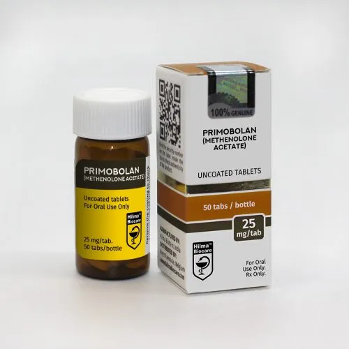 PRIMOBOLAN (METHENOLONE ACETATE) 25MG/TAB 50 TABLETS	Hilma