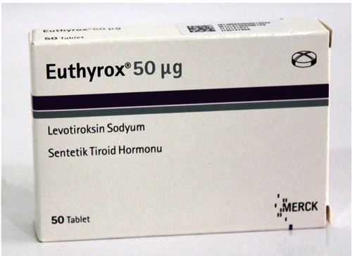 (T4) EUTHYROX 50MCG TAB 50 TAB MERCK